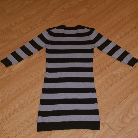 French Connection Striped A-Line Sweater Dress - Picture 4 of 8
